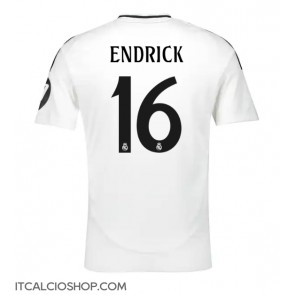 Real Madrid Endrick #16 Prima Maglia 2024-25 Manica Corta